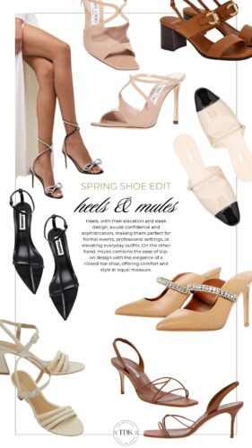 heels and mule styles for women