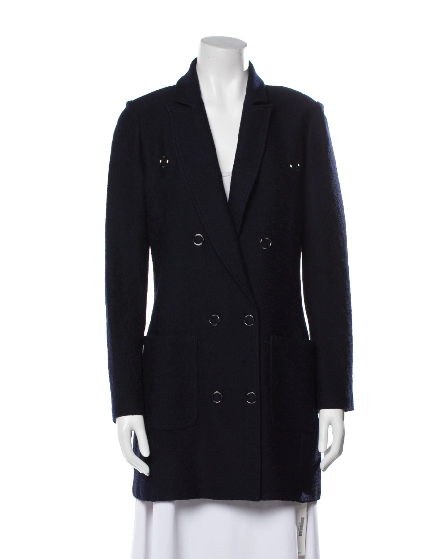 st. johns pea coat on consignment in black