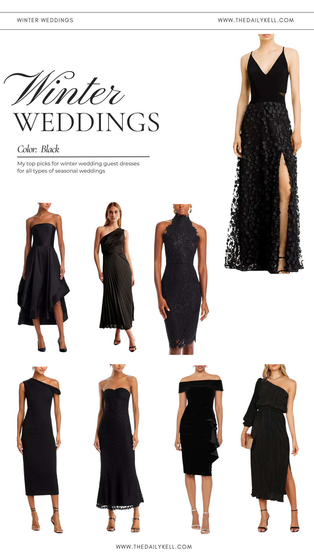 Winter Wedding Guest Dresses: A Stylish Guide to Black Attire